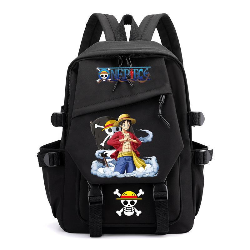 Anime peripheral ONE PIECE Luffy schoolbag Japanese retro backpack junior high school backpack computer bag