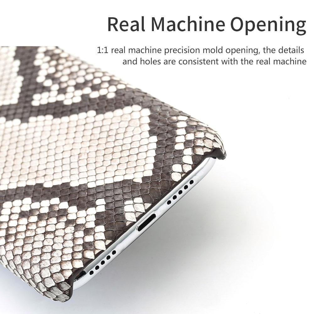 100% Genuine Python Leather Phone Case For iPhone 16 14 15 Pro Max Plus 15Pro 16Pro 16 ProMAX Luxury Shockproof Back Cover