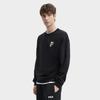 New FILA Sweatshirts Men's Jet Black F11U439203FBK