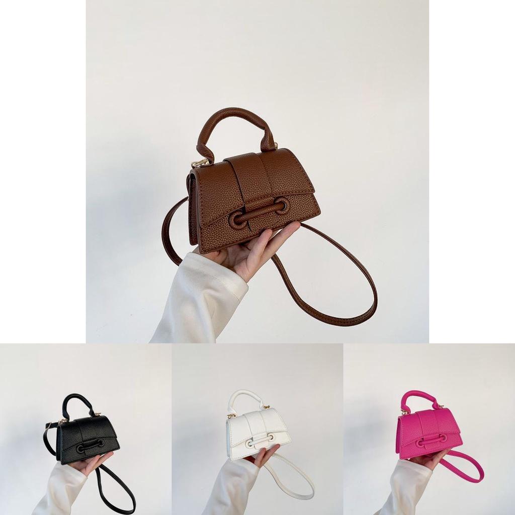 Street Style Trendy Pu Handbag Chic And Compact Crossbody Bag For Daily Use