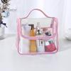 Cosmetic Bag Ins Style PVC Transparent Durable Waterproof Spacious Makeup Bag for Travel Storage Accessories