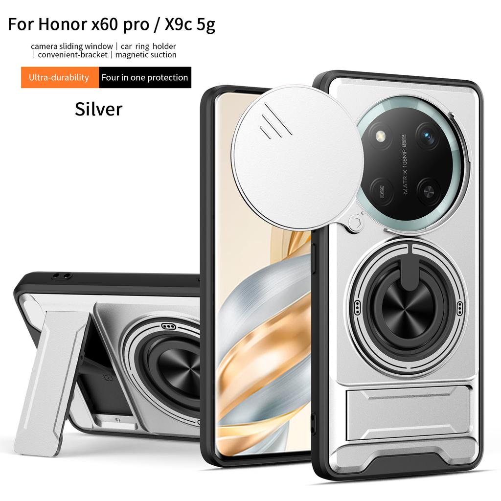 Чехол для Honor Magic7 Lite Чехол для Honor X9C Чехол для телефона X9C Магнитный складной держатель Magsafe Чехол-броня с защитой камеры