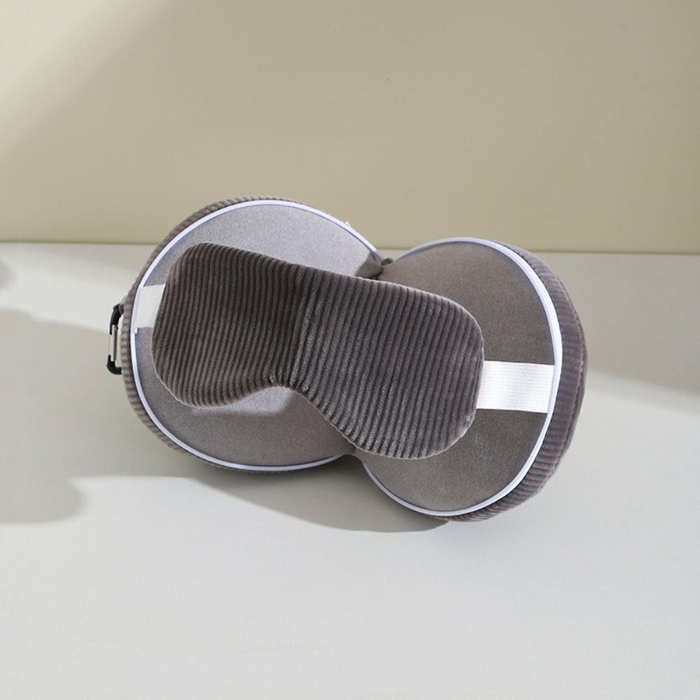 Складная маска для глаз 2 в 1, подушка, мягкая U-образная подушка, портативный подголовник для шеи, подарок