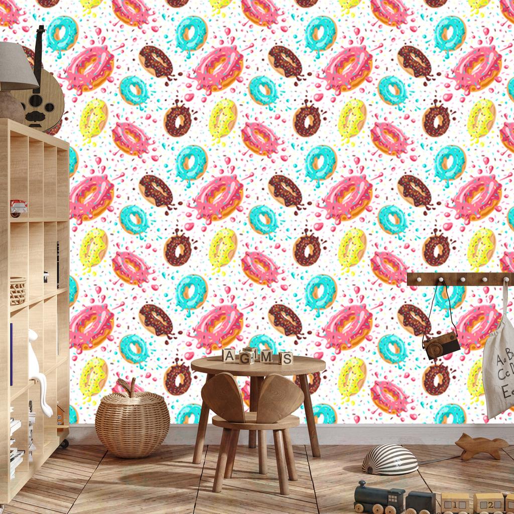 Colorful wallpaper for living room and bedroom 50x1000