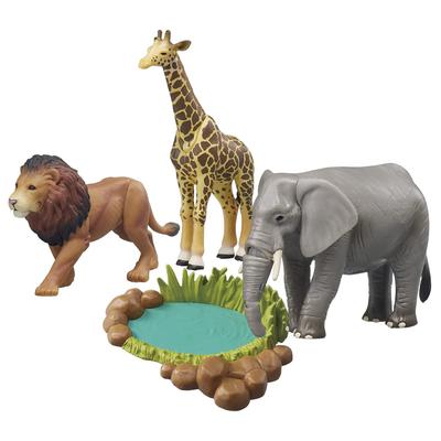 TAKARA TOMY Популярный Саванна Животное Животное Динозавр Реалистичная Движущаяся Фигурка Игрушка для Возраста 3+ и Соответствует Безопасности Игрушек Сертифицировано Знаком ST «ANIA AA-01 Набор» Вверх,
