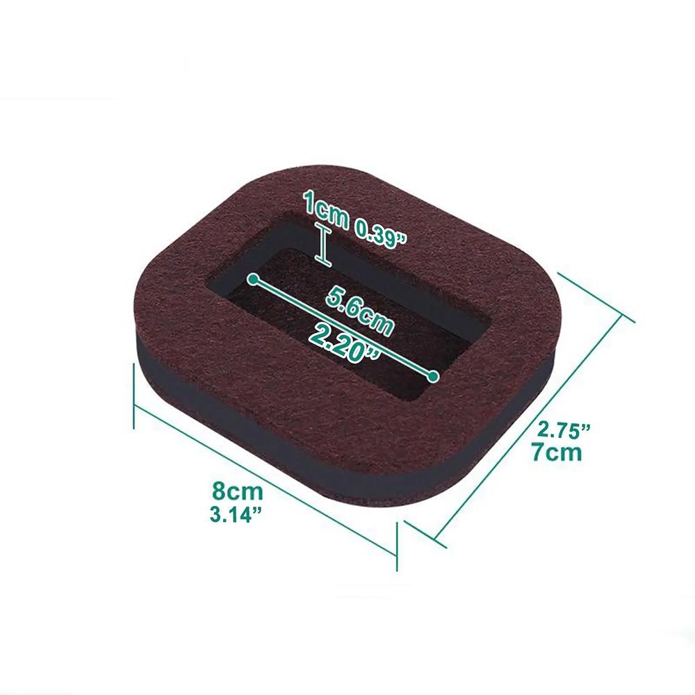 Reduce Noise Chair Caster Pads Anti-Sliding Couch Floor Protector Furniture Wheel Stoppers
