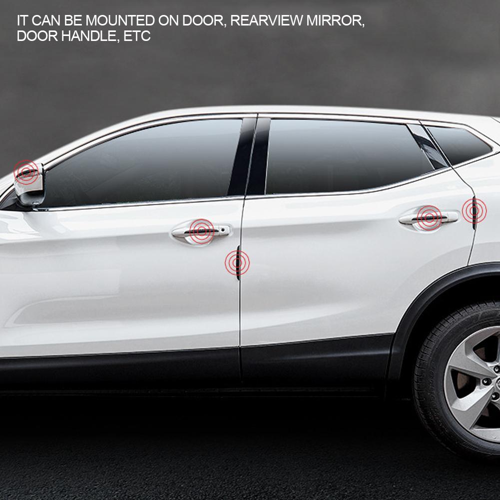 6 шт. универсальные светящиеся защитные полоски для края двери автомобиля, защита для бампера, защита зеркала заднего вида