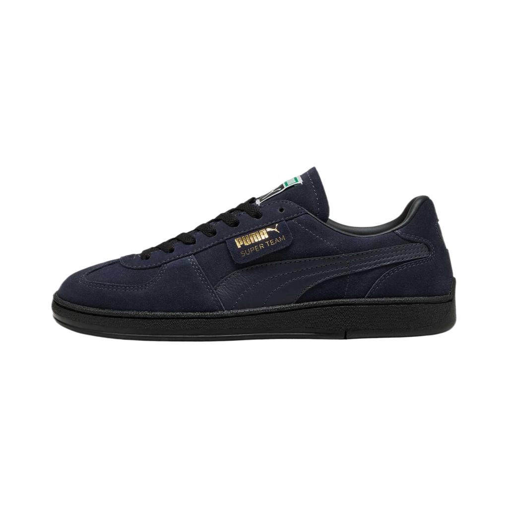 Puma Super Team Suede Comfortable Versatile Fashion Durable Lightweight Low-Top Casual Shoes Unisex Casual Shoes Black 398528-06
