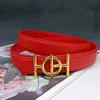 2.5cm Luxury Designer Famous Brand High Quality Leather Hot Women Belts For Dress