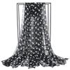 Wraps Chiffon Scarf Neckerchief Hijab Scarf Silk Scarf Polka Dot Scarf Ladies Women's Scarves Shawl