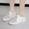 Fashion Summer New Elegant Height Increasing Casual Slippers for Women Fashionable and Comfortable Mesh Breathable Sports Half Slippers