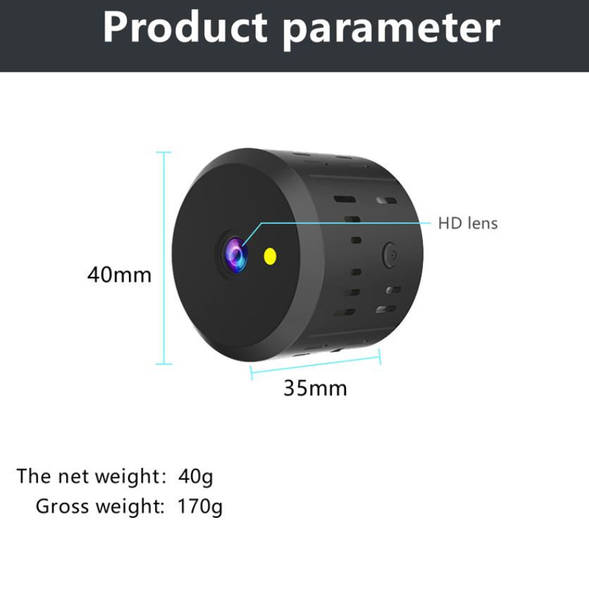 Мини-камера X12 Wi-Fi Беспроводная 1080P HD Ip Камара ночного видения умный дом видеонаблюдения видеокамера удаленного мониторингаA