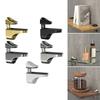 Adjustable Glass Shelf Brackets Metal Clamp Wall Mounted Glass Support Versatile Glass Shelf Mounting Rack for Bathroom