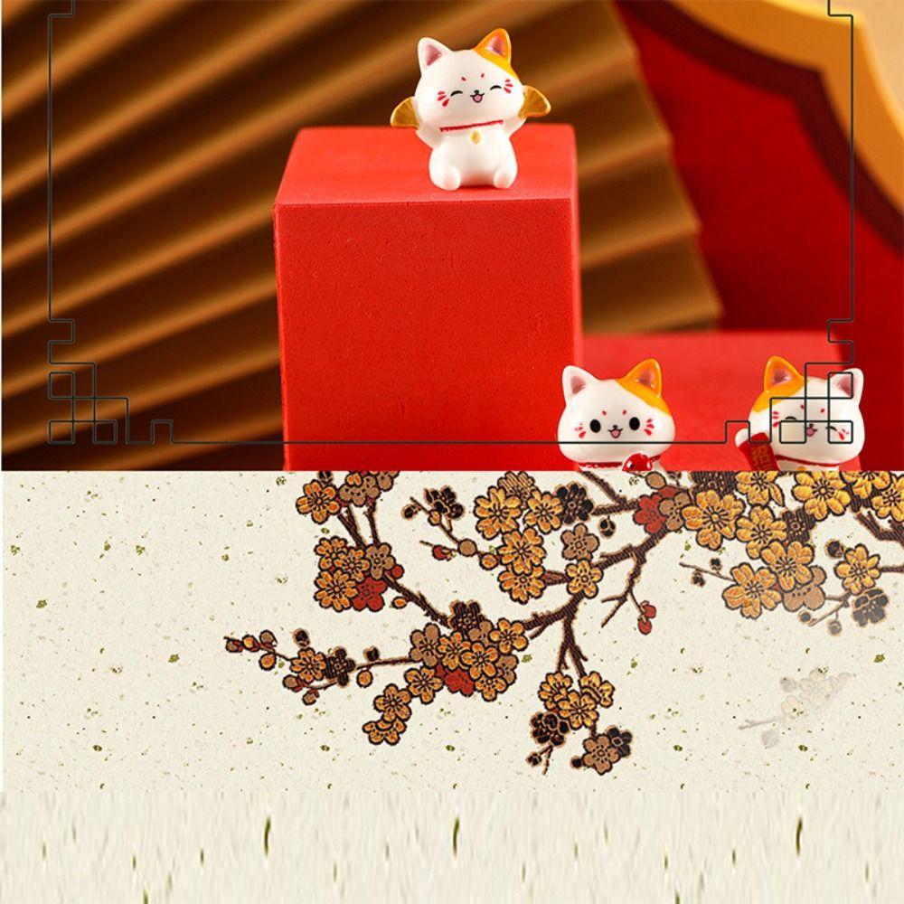 Potted Micro Landscape Resin Miniature Decoration New Lucky Cat  Gardening Ornaments