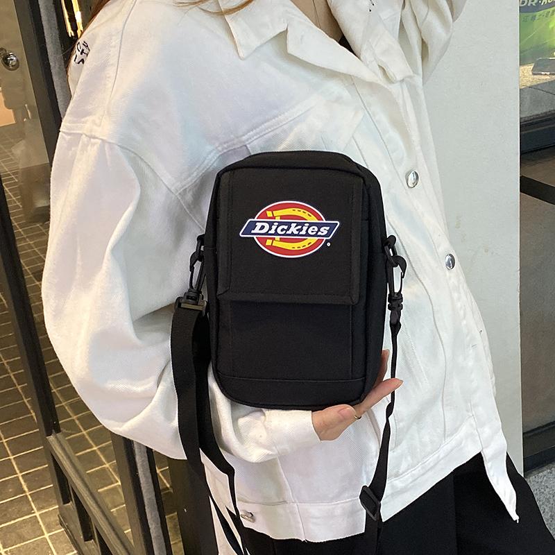 Dickies Classic Logo Polyester Crossbody Shoulder Bag Unisex bags Black 202U90LBB30BK02