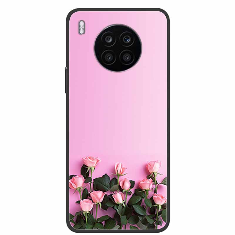 For Honor 50 Lite Case Shockproof Soft silicone TPU Back Cover For Huawei Honor 50 Lite Phone Cases Honor50 Lite Cute Cartoon