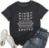 Футболка с принтом Pivot Shut Up для женщин Pivot Pivot Pivaht Футболка для друзей Pivot Телешоу Футболка с коротким рукавом Топ