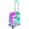 coral high Детский детский чемодан с рисунком кота, зеленого и розового цвета, 16709