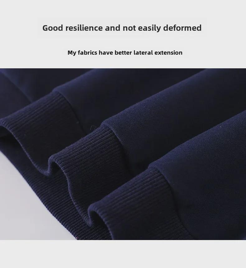 Модная спортивная одежда для мальчиков на весну и осень: Стильный комплект из двух частей свитшота для детей среднего и старшего возраста