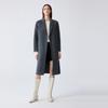 Women's Elegant Lapel Long Wool Coat