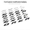 Эмблема капота Ford Explorer, буквенная наклейка для украшения передней части кузова