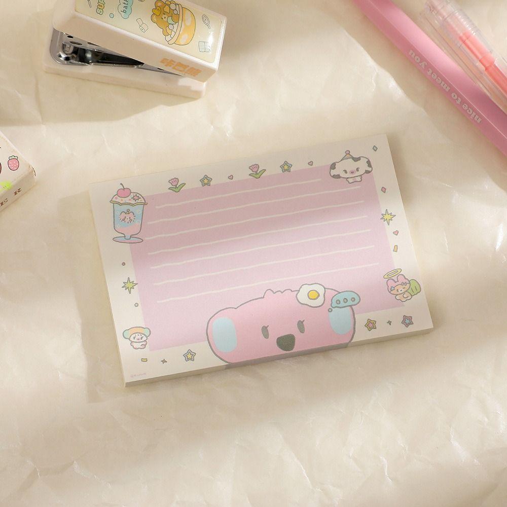 Journal Lovely Memo Pad Non-sticky Message Paper Multifunction Aesthetic Note Paper  Scrapbooking