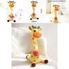 Plush Giraffe Animal Figure With Voice Activation For Kids Bedroom Decor