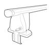 Menabo Delta Roof Rack 135cm 26G BLACK