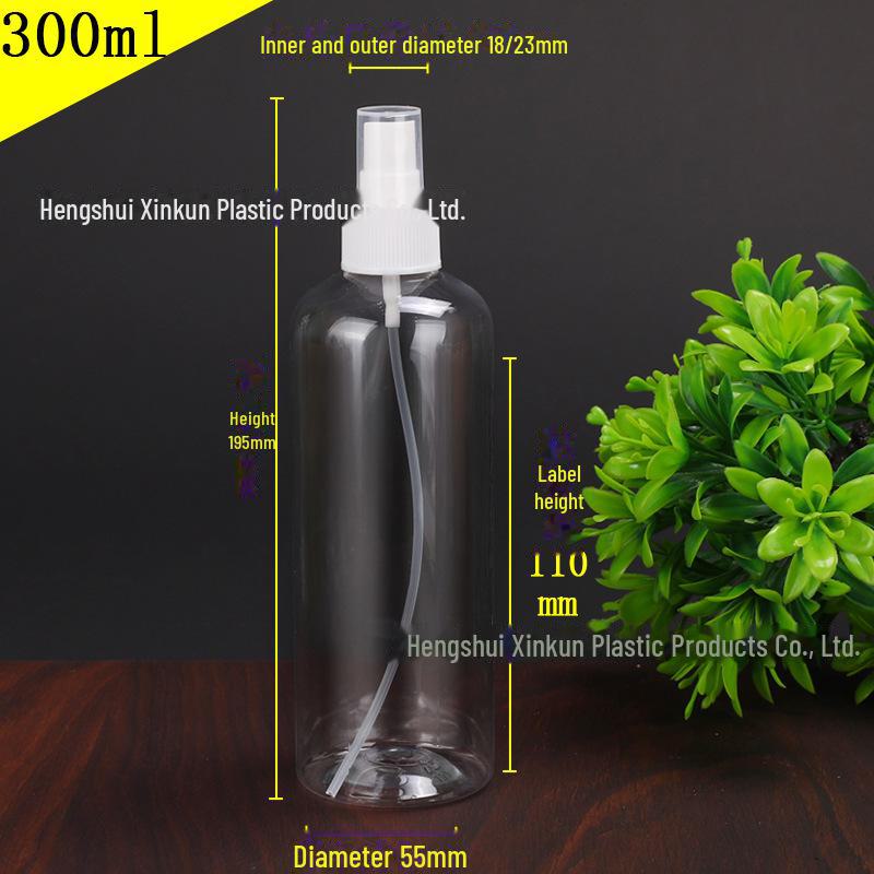 Transparent PET Plastic Spray Bottle - 30, 50, 100 Ml for Cosmetics, Perfume, and Alcohol.