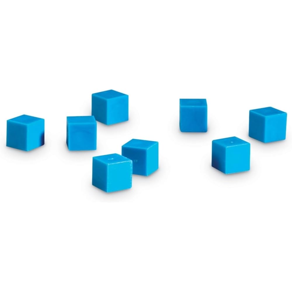 Learning Resources Plastic Base Ten Set 100 Units 1x1x1cm Educational Math Manipulatives
