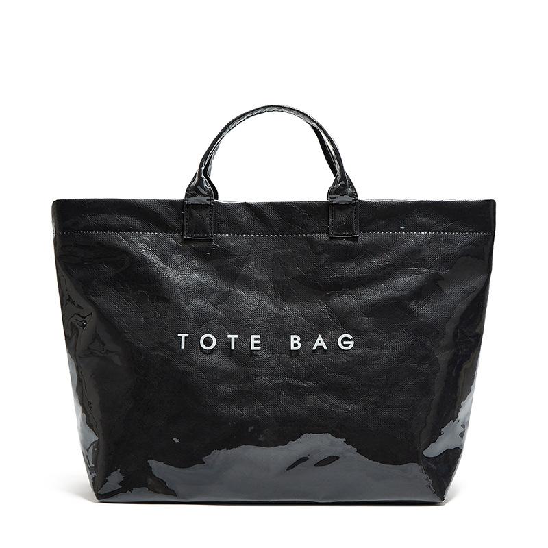 Модная винтажная сумка для поездок на работу из крафт-бумаги большой емкости