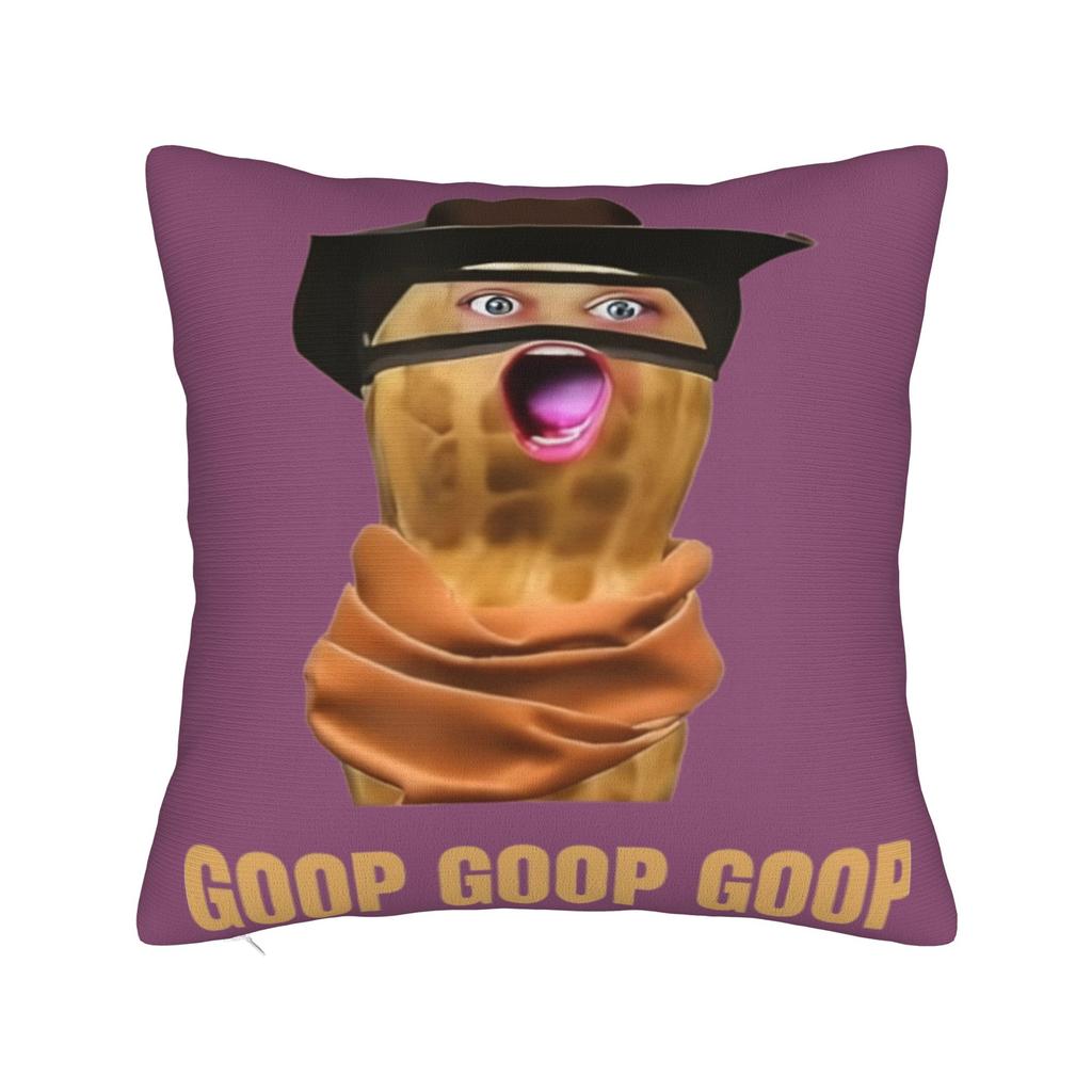 Pillow Case Funny The Burnt Peanut GOOP Bungulator Design Pillow Cover For Sofa Couch Bed Living Room Cute Funny Pillowcases