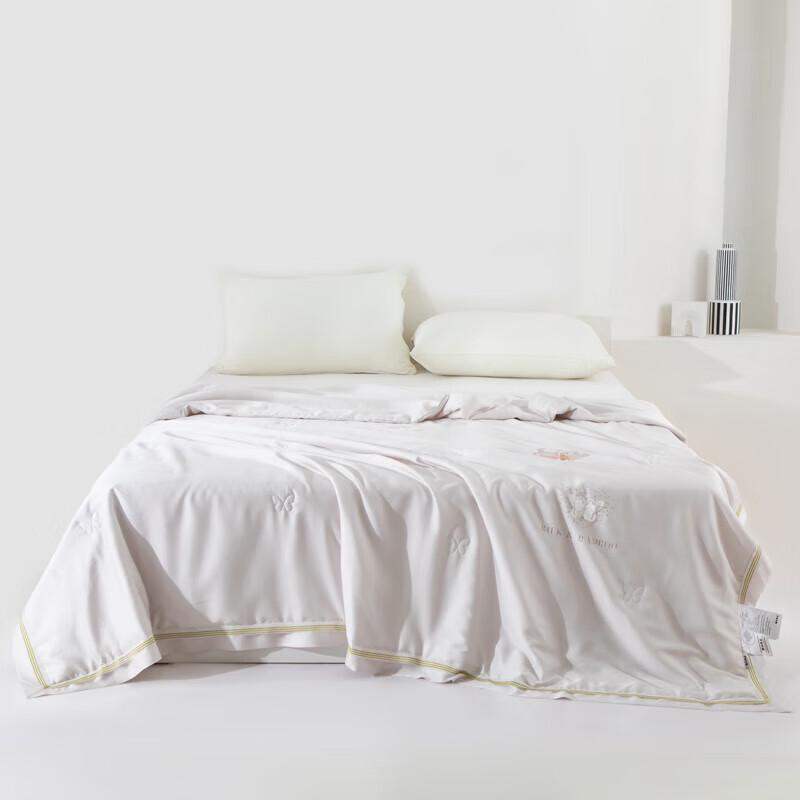 Muji-Style Grey All-Season Cotton Kapok Quilt