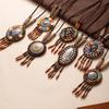 Bohemian Retro Ethnic Tassel Necklace - Unisex Long Pendant Chain Charm