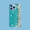 Бирюзовая вода с белыми ромашками для чехла iPhone 17 для coque iphone Чехол fundas Стекло для iPhone 17 16 15 14 13 12pm Pro Plus