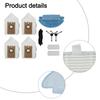 1 Set For Laresar For L6 Nex Roller Brush Bags Washable Mop Cloth Side Brushes Kit Vacuum Cleaner Spare To Replace Parts