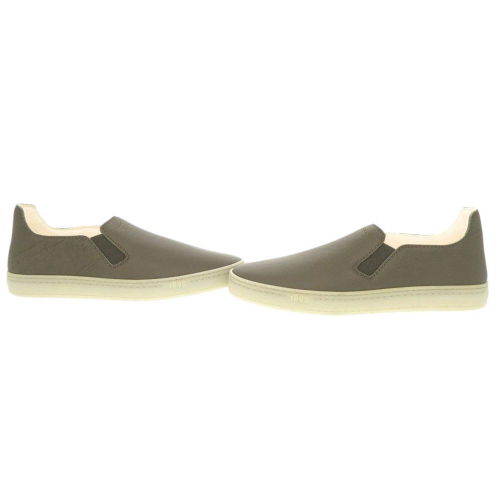Used AUTHENTIC BERLUTI Slip-on Eden Calligraphy khaki Leather