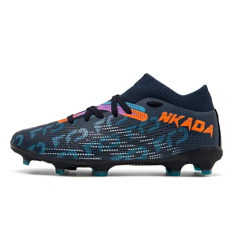 Men Football Boots Society Soccer Shoes Casual Grass Training Cleats Outdoor High Quality Sneaker Long Spikes Football Shoes