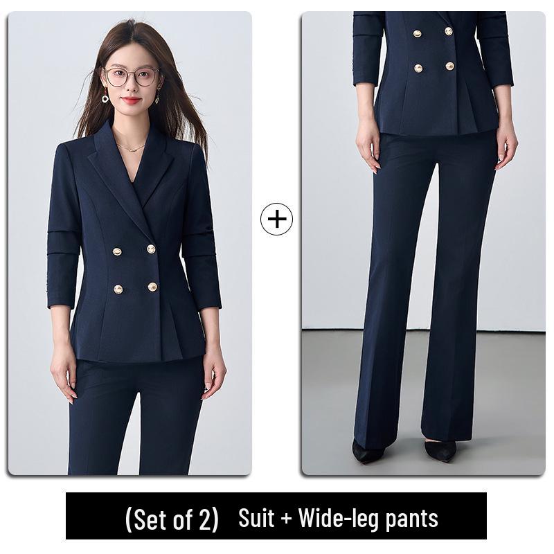 Женский профессиональный костюм класса люкс для администраторов, учителей и сотрудников салонов - Приталенный и модный