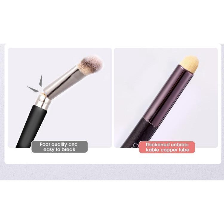 Портативная кисть для губ, кисть для пятен, профессиональная кисть для век с круглой головкой, консилер, кисть для макияжа губКрасивые кисти для макияжаИнструменты для макияжаПортативная кисть для губ