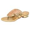 Rhinestone Flat New Comfort Summer Sandals Female Leather Diamond-studded Herringbone Low Heel Beach Fashion Slippers