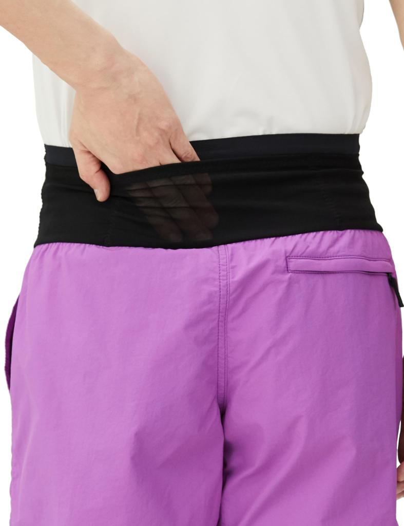 The North Face Free Run Size S Men's Shorts, Water-Repellent, Aubergine,