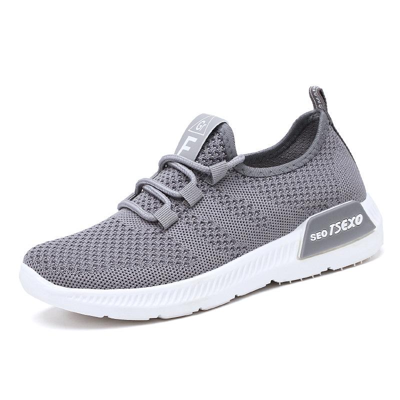 Women's Shoes Sneakers New Casual Shoes Fashion Trend Running Shoes Flying Knitted Sports Shoes Women