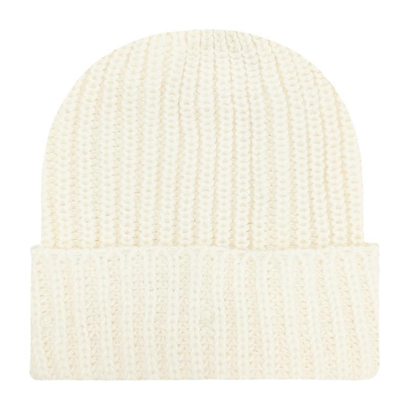 Womens Knitted Striped Beanie Thickened Warm Coldresistant Winter Snowfield