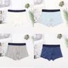 (Готовый сток) 4 шт. Высококачественные боксеры для мальчиков, хлопок, детское нижнее белье/трусы 2-10 лет