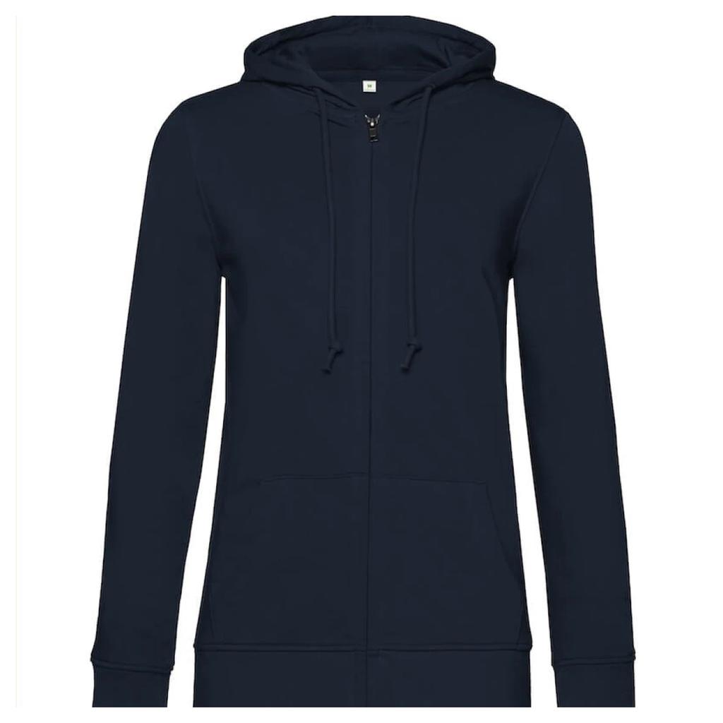 B&C Womens/Ladies Inspire Plain Full Zip Hoodie