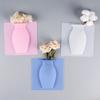 Sucker Silicone Vase Office Home Decorations Accessories Sticky Magic Flower Vase For The Wall Glass Fridge and Windows