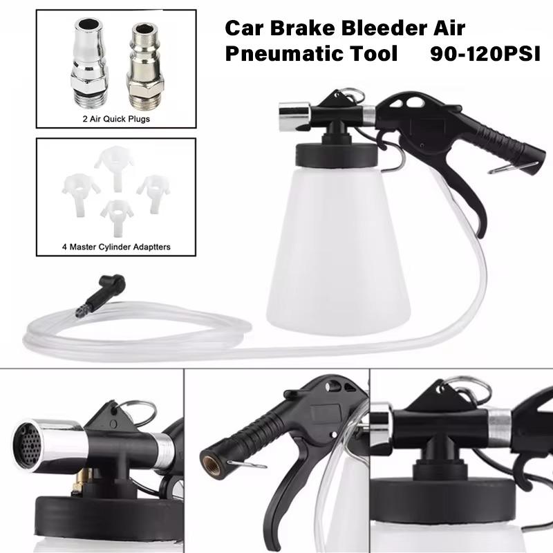 Пневматический сменщик тормозной жидкости для автомобиля Автомобильная тормозная жидкость Выпускной штуцер тормозного насоса Автомобиль Грузовик Мотоцикл Комплект для замены тормозного масла