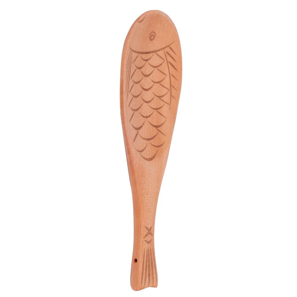 Wooden Rice Spoon Smooth Cooking Spoon Exquisite Food Ladle Dining Time