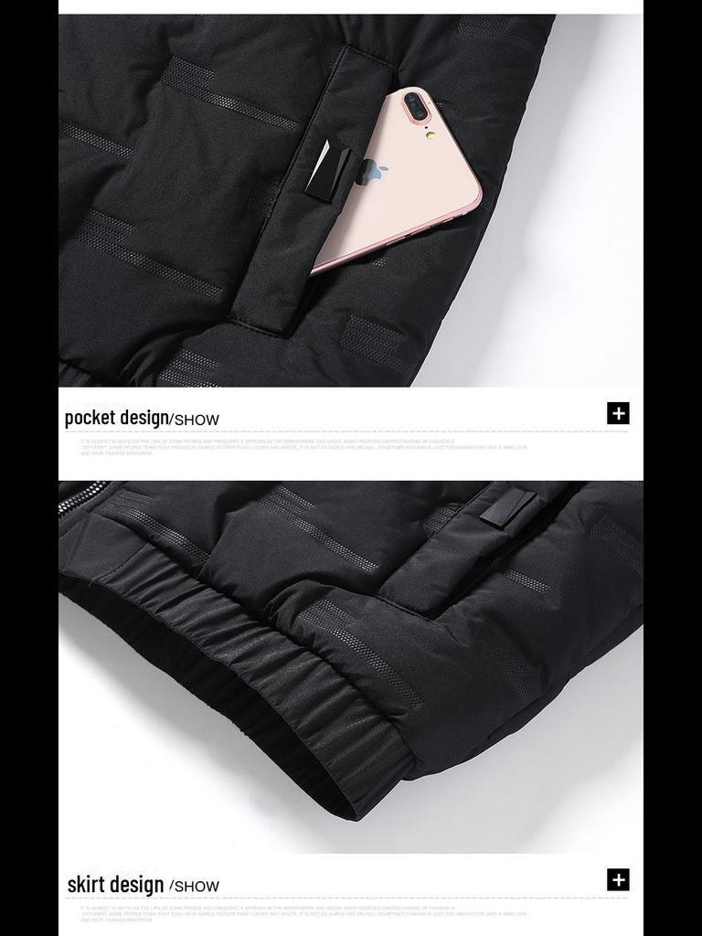 Мужская флисовая куртка с капюшоном из хлопка, теплая зимняя студенческая куртка, размер плюс, ультразвуковой дизайн